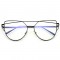 Дамски слънчеви очила с метална рамка и огледални стъкла 24