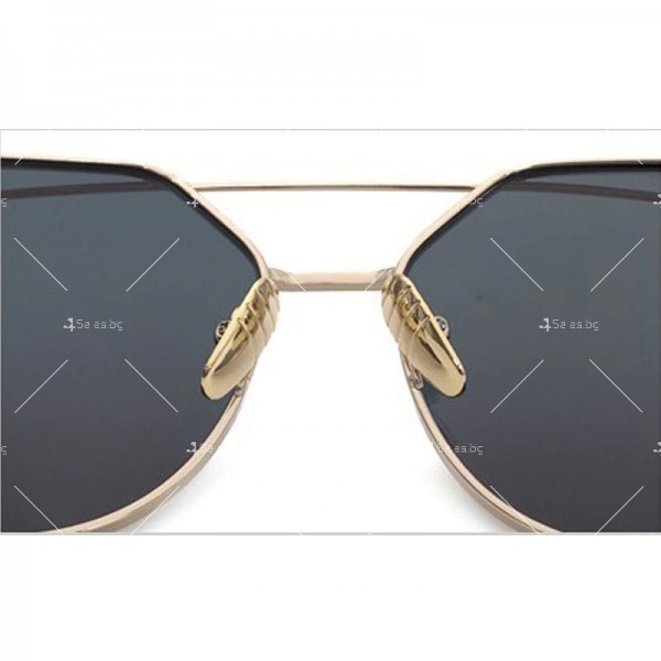 Дамски слънчеви очила с метална рамка и огледални стъкла 31
