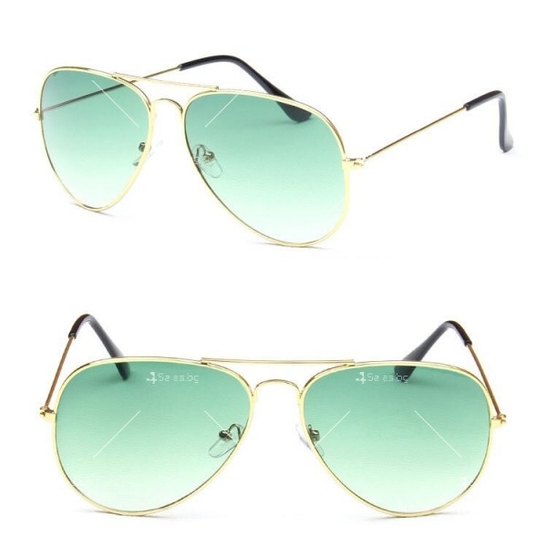 Дамски слънчеви очила тип авиатор в седем различни цвята 3