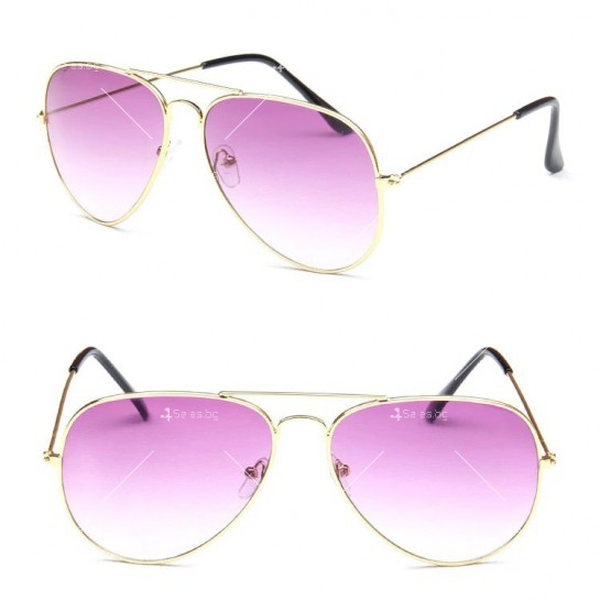 Дамски слънчеви очила тип авиатор в седем различни цвята