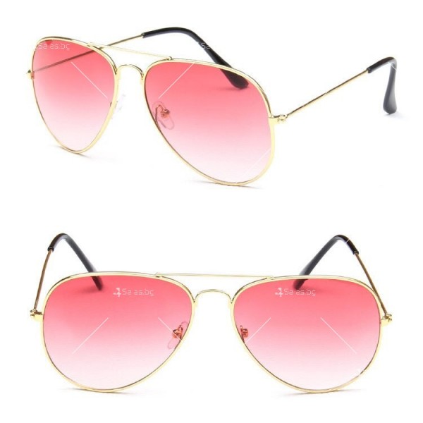 Дамски слънчеви очила тип авиатор в седем различни цвята 6