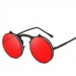 Мъжки кръгли слънчеви очила с отварящи се стъкла 5
