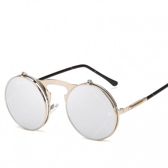 Мъжки кръгли слънчеви очила с отварящи се стъкла