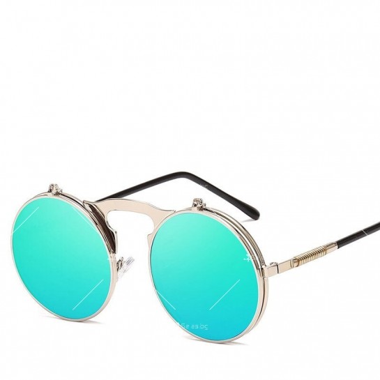 Мъжки кръгли слънчеви очила с отварящи се стъкла