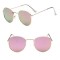 Дамски слънчеви очила с кръгли огледални стъкла 2
