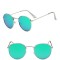 Дамски слънчеви очила с кръгли огледални стъкла 8