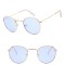 Дамски слънчеви очила с кръгли огледални стъкла 17