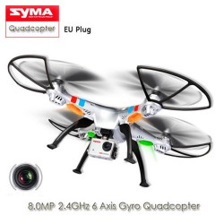 Квадрокоптер Syma X8G 4CH с 8mpx HD камера HeadLess режим RC IOC, LED 21