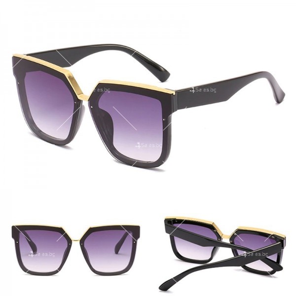 Елегантни и стилни дамски слънчеви очила в квадратна форма 8