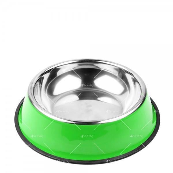 Кръгла метална купа за храна за кучета LBF11 2