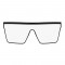 Дамски слънчеви oversized очила в квадратна форма 7