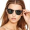Дизайнерски дамски слънчеви очила с полу-метална рамка 18