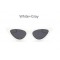 Модни дамски слънчеви очила с форма на триъгълни котешки очи