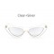 Модни дамски слънчеви очила с форма на триъгълни котешки очи 2