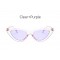 Модни дамски слънчеви очила с форма на триъгълни котешки очи 7