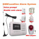 Алармена система с 99 безжични зони PSTN за мобилен и стационарен телефон GSM ALM 9