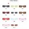 Дамски цветни слънчеви очила с пластмасова дебела рамка и правоъгълни лещи 12