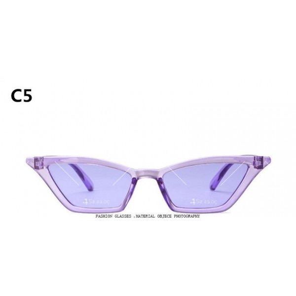 Ретро дамски слънчеви очила тип котешки очи 5
