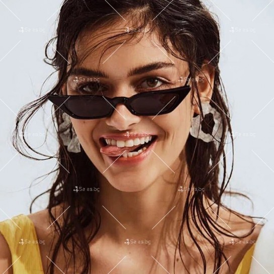 Ретро дамски слънчеви очила тип котешки очи