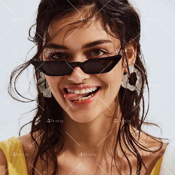 Ретро дамски слънчеви очила тип котешки очи 17