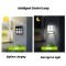 Соларна лампа за стена с бяла и RGB светлина, водоустойчива, слънчев панел 12