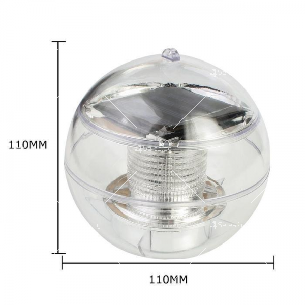 Соларна декоративна лампа, сфера с акумулаторна батерия 10