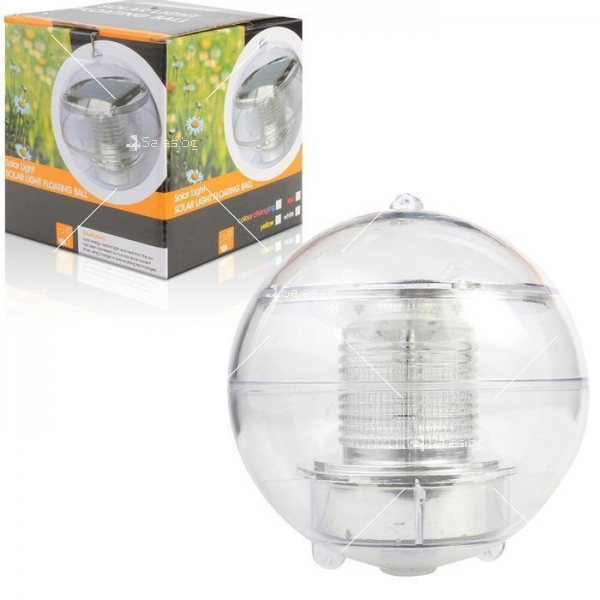 Соларна декоративна лампа, сфера с акумулаторна батерия 11