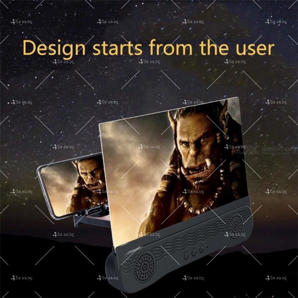 Увеличителен 12-инчов екран с двоен Bluetooth високоговорител TV881