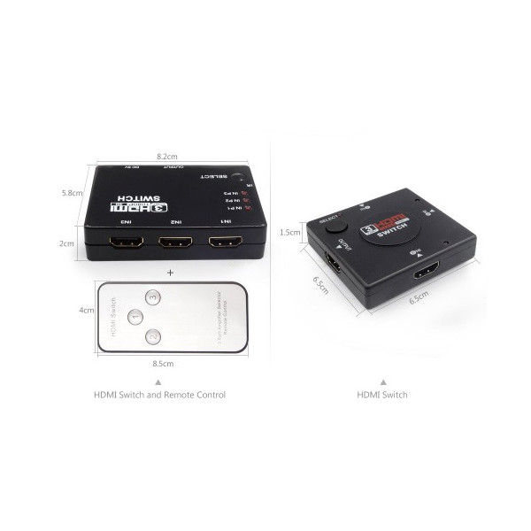 HDMI мини превключвател с дистанционно управление 5IN1 THUNDEAL CA36 4