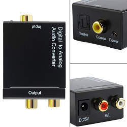 Адаптер за конвертиране на цифров към аналогов аудио сигнал OXA RCA-DT 18225 CA52 7