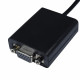 Висококачествен адаптер за конвертиране от HDMI към VGA Audio 3,5, CA83 3