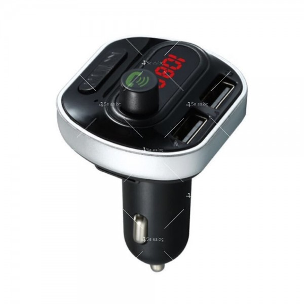 Безжичен, автомобилен трансмитер Х9 с MP3 FM предавател и Bluetooth HF72 2