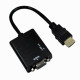 Висококачествен адаптер за конвертиране от HDMI към VGA Audio 3,5, CA83 5
