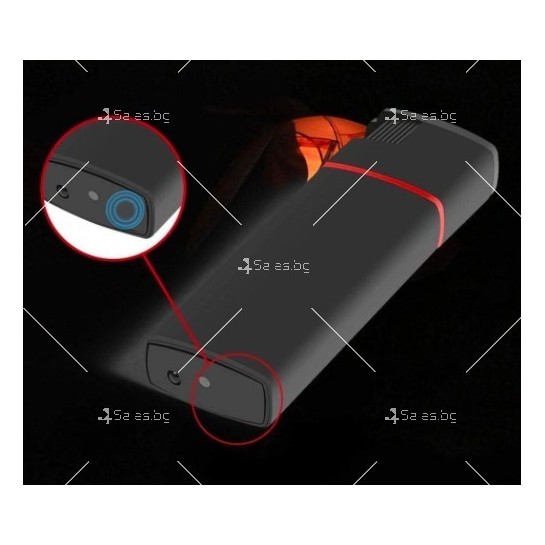 Запалка с камера FULL HD 1080p, microSD, LED фенер, USB връзка - SC27