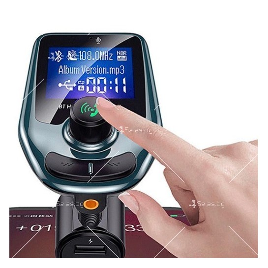 Трансмитер за кола T10 Bluetooth Car Kit MP3 Player HF9