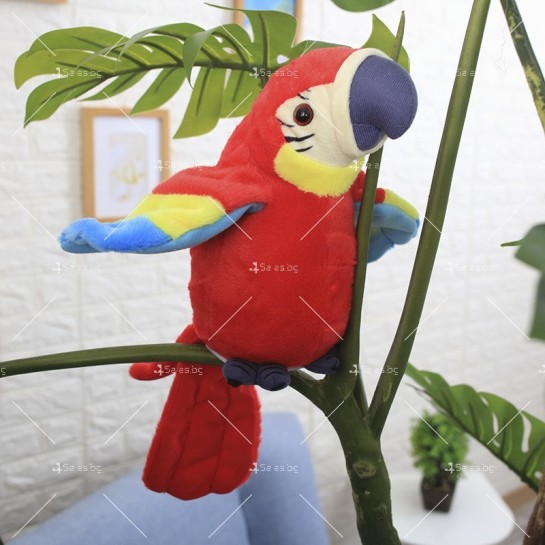 Реджи говорещия папагал с махащи крила - WJ36