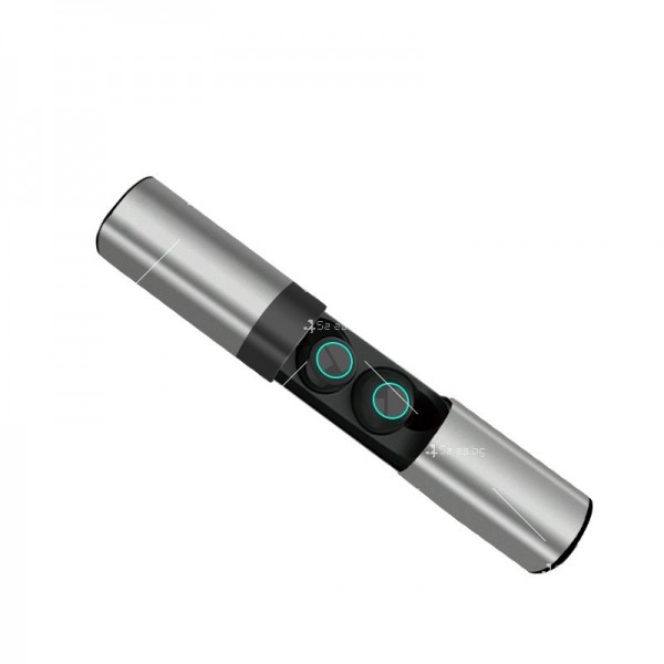 Bluetooth слушалки TWS-S2, зареждащ метален кейс с 1200mAh батерия - EP71 5