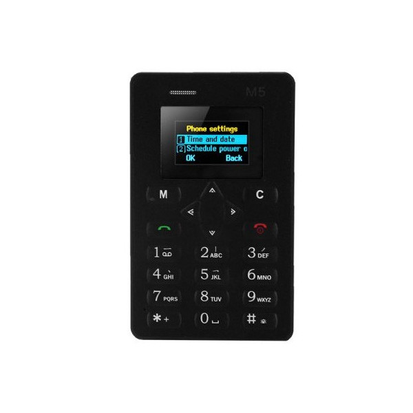 AEKU M5 ултра тънък мобилен телефон с цветен дисплей 12