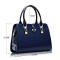 Луксозна лачена дамска чанта, имитираща крокодилски десен BAG43 10