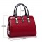 Луксозна лачена дамска чанта, имитираща крокодилски десен BAG43 14