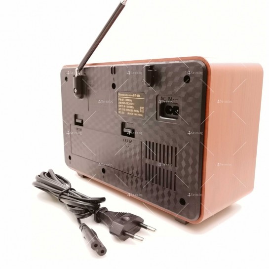 Компактно ретро Bluetooth радио за кола с антенна M-111BT F RADIO23
