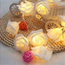 Декоративни интериорни LED лампички рози SD16