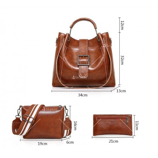 Комплект 2 бр. ежедневни чанти в различен размер + портмоне BAG79