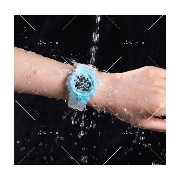 Спортен водоустойчив прозрачен часовник AOSUN 7