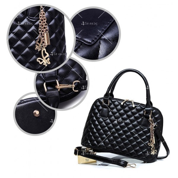 Комплект от 2 бр. дамски чанти в различен размер и 3 бр. портмонета  BAG6