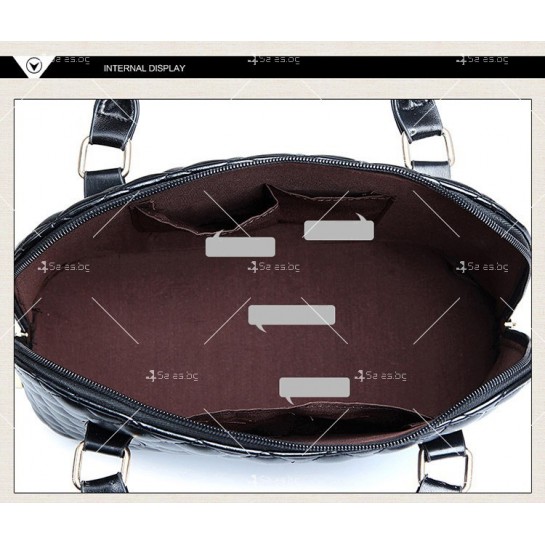Комплект от 2 бр. дамски чанти в различен размер и 3 бр. портмонета  BAG69