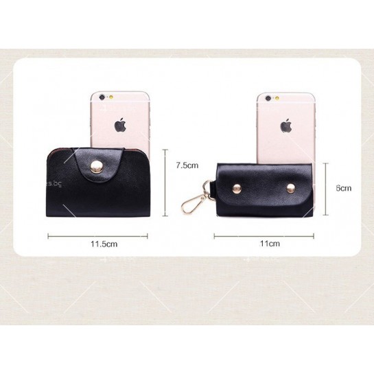 Комплект от 2 бр. дамски чанти в различен размер и 3 бр. портмонета  BAG69