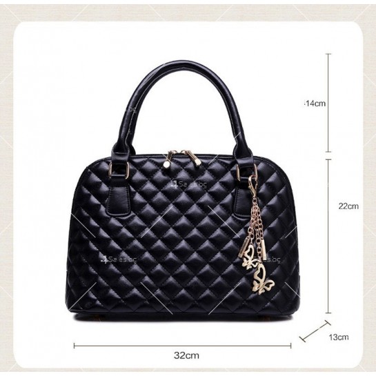 Комплект от 2 бр. дамски чанти в различен размер и 3 бр. портмонета  BAG69