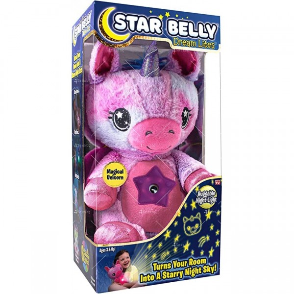 2в1 Плюшена играчка и проектор звездно небе Star Belly WJ41 2