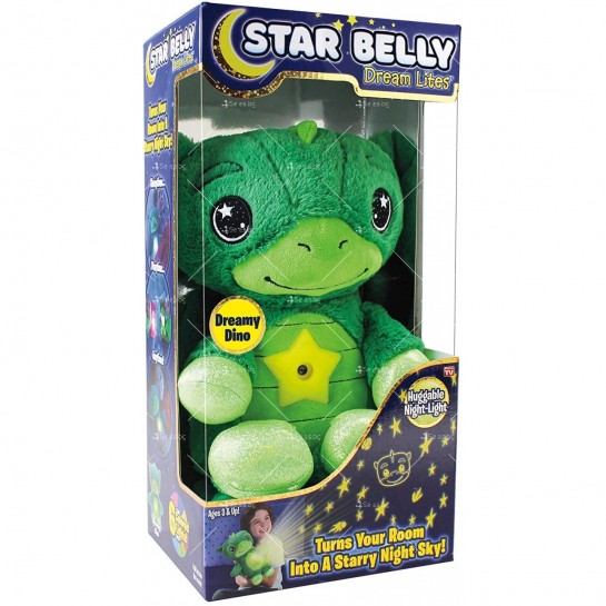 2в1 Плюшена играчка и проектор звездно небе Star Belly WJ41
